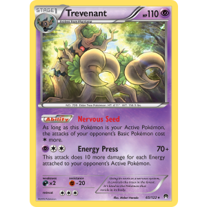 Trevenant 65/122 Pokemon TCG XY BREAKpoint