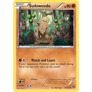 Sudowoodo 67/122 Pokemon TCG XY BREAKpoint