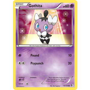 Gothita 75/149 Pokemon TCG Black & White Boundaries Crossed