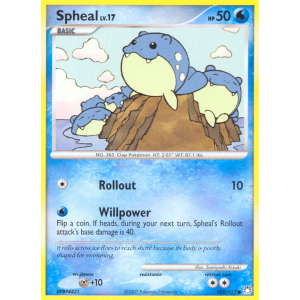 Spheal 102/123 Pokemon TCG Diamond & Pearl Mysterious Treasures