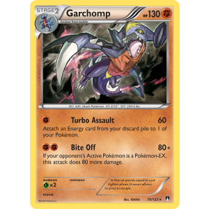 Rare Holo Garchomp 70/122 Pokemon TCG XY BREAKpoint