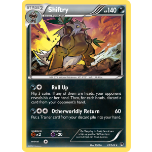 Shiftry 73/122 Pokemon TCG XY BREAKpoint