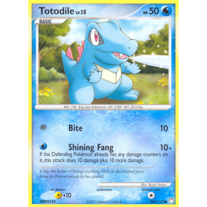 Totodile 106/123 Pokemon TCG Diamond & Pearl Mysterious Treasures