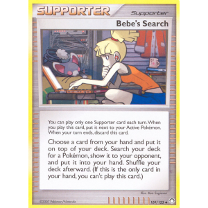 Bebe's Search 109/123 Pokemon TCG Diamond & Pearl Mysterious Treasures