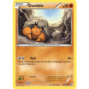 Dwebble 84/149 Pokemon TCG Black & White Boundaries Crossed