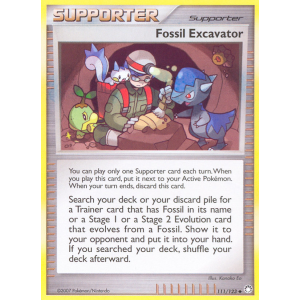 Fossil Excavator 111/123 Pokemon TCG Diamond & Pearl Mysterious Treasures