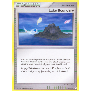 Lake Boundary 112/123 Pokemon TCG Diamond & Pearl Mysterious Treasures