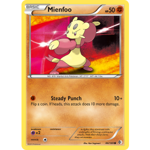 Mienfoo 86/149 Pokemon TCG Black & White Boundaries Crossed