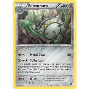 Ferrothorn 80/122 Pokemon TCG XY BREAKpoint