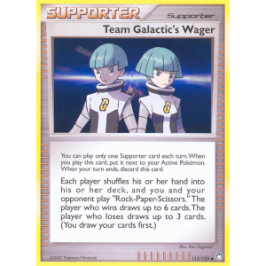 Team Galactic's Wager 115/123 Pokemon TCG Diamond & Pearl Mysterious Treasures