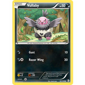 Vullaby 92/149 Pokemon TCG Black & White Boundaries Crossed