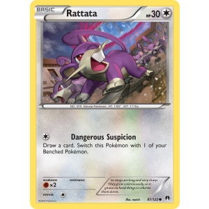 Rattata 87/122 Pokemon TCG XY BREAKpoint