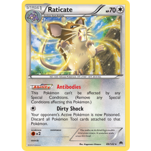 Raticate 88/122 Pokemon TCG XY BREAKpoint