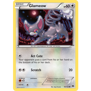 Glameow 93/122 Pokemon TCG XY BREAKpoint