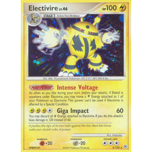 Rare Holo Electivire 3/130 Pokemon TCG Diamond & Pearl Diamond & Pearl