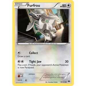 Furfrou 95/122 Pokemon TCG XY BREAKpoint