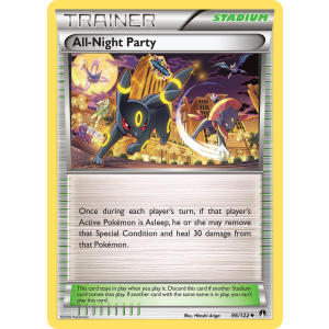 All-Night Party 96/122 Pokemon TCG XY BREAKpoint