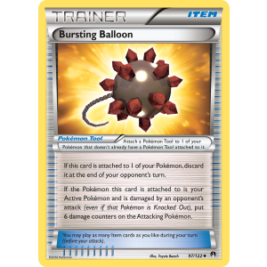 Bursting Balloon 97/122 Pokemon TCG XY BREAKpoint