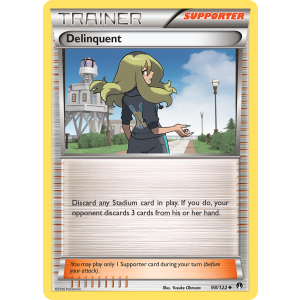 Delinquent 98/122 Pokemon TCG XY BREAKpoint