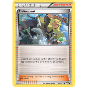 Delinquent 98a/122 Pokemon TCG XY BREAKpoint