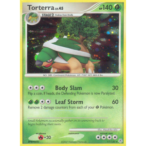 Rare Holo Torterra 17/130 Pokemon TCG Diamond & Pearl Diamond & Pearl