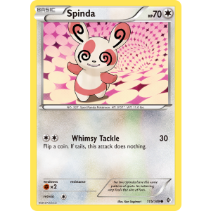 Spinda 115/149 Pokemon TCG Black & White Boundaries Crossed