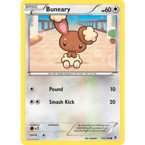 Buneary 116/149 Pokemon TCG Black & White Boundaries Crossed