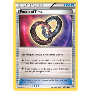 Puzzle of Time 109/122 Pokemon TCG XY BREAKpoint