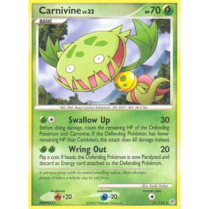 Carnivine 21/130 Pokemon TCG Diamond & Pearl Diamond & Pearl