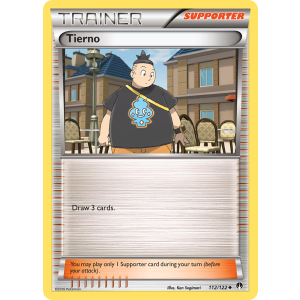 Tierno 112/122 Pokemon TCG XY BREAKpoint