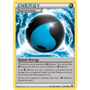 Splash Energy 113/122 Pokemon TCG XY BREAKpoint