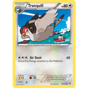 Tranquill 124/149 Pokemon TCG Black & White Boundaries Crossed