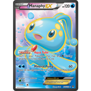 Rare Ultra Manaphy-EX 116/122 Pokemon TCG XY BREAKpoint