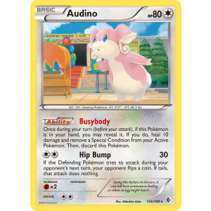 Audino 126/149 Pokemon TCG Black & White Boundaries Crossed