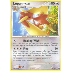 Lopunny 30/130 Pokemon TCG Diamond & Pearl Diamond & Pearl