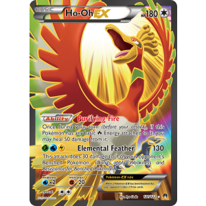 Rare Ultra Ho-Oh-EX 121/122 Pokemon TCG XY BREAKpoint