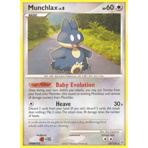 Munchlax 33/130 Pokemon TCG Diamond & Pearl Diamond & Pearl