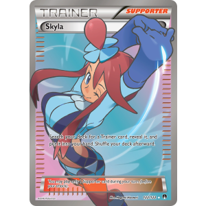 Rare Ultra Skyla 122/122 Pokemon TCG XY BREAKpoint