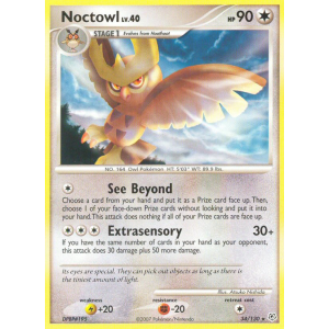 Noctowl 34/130 Pokemon TCG Diamond & Pearl Diamond & Pearl