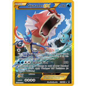 Rare Secret Gyarados-EX 123/122 Pokemon TCG XY BREAKpoint