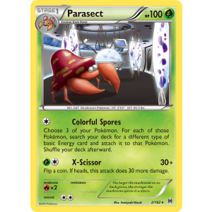 Parasect 2/162 Pokemon TCG XY BREAKthrough