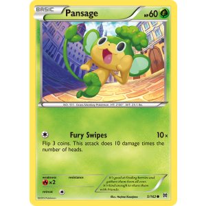 Pansage 5/162 Pokemon TCG XY BREAKthrough