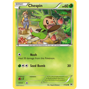 Chespin 7/162 Pokemon TCG XY BREAKthrough