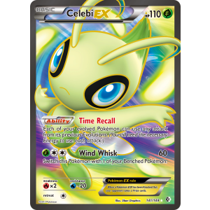 Rare Ultra Celebi-EX 141/149 Pokemon TCG Black & White Boundaries Crossed