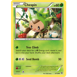 Chespin 9/162 Pokemon TCG XY BREAKthrough