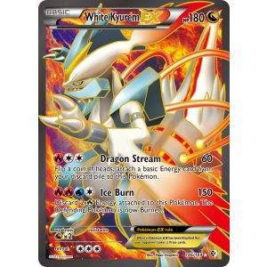 Rare Ultra White Kyurem-EX 146/149 Pokemon TCG Black & White Boundaries Crossed