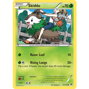 Skiddo 16/162 Pokemon TCG XY BREAKthrough