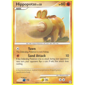 Hippopotas 51/130 Pokemon TCG Diamond & Pearl Diamond & Pearl