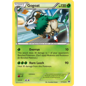 Gogoat 17/162 Pokemon TCG XY BREAKthrough