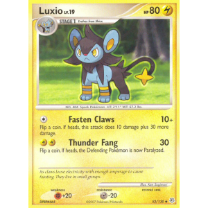 Luxio 52/130 Pokemon TCG Diamond & Pearl Diamond & Pearl